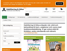 Tablet Screenshot of habilitering.se